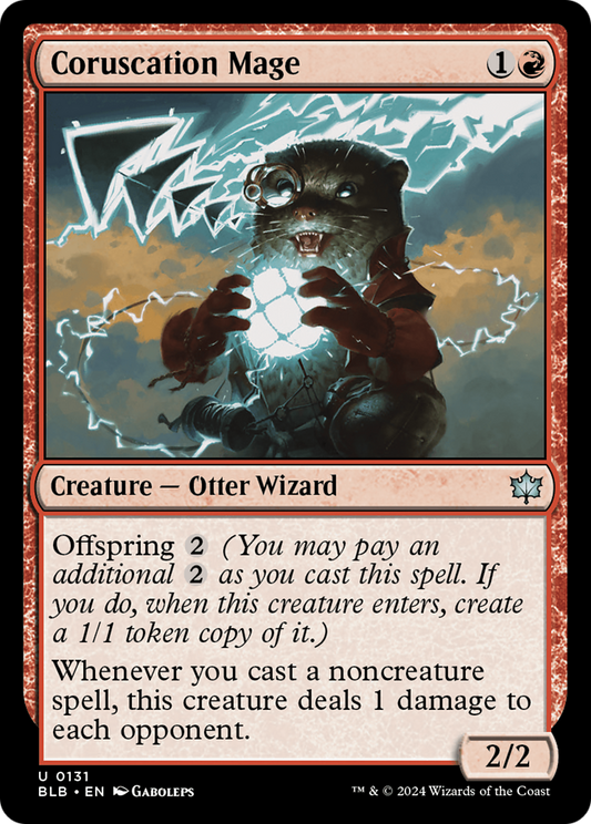 Coruscation Mage (BLB-131) - [Bloomburrow]