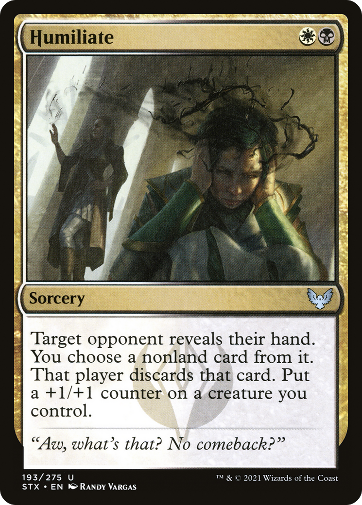 Humiliate (STX-193) - [Strixhaven: School of Mages]