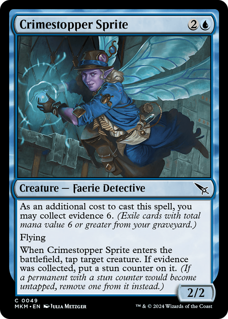 Crimestopper Sprite (MKM-049) - [Murders at Karlov Manor] Foil