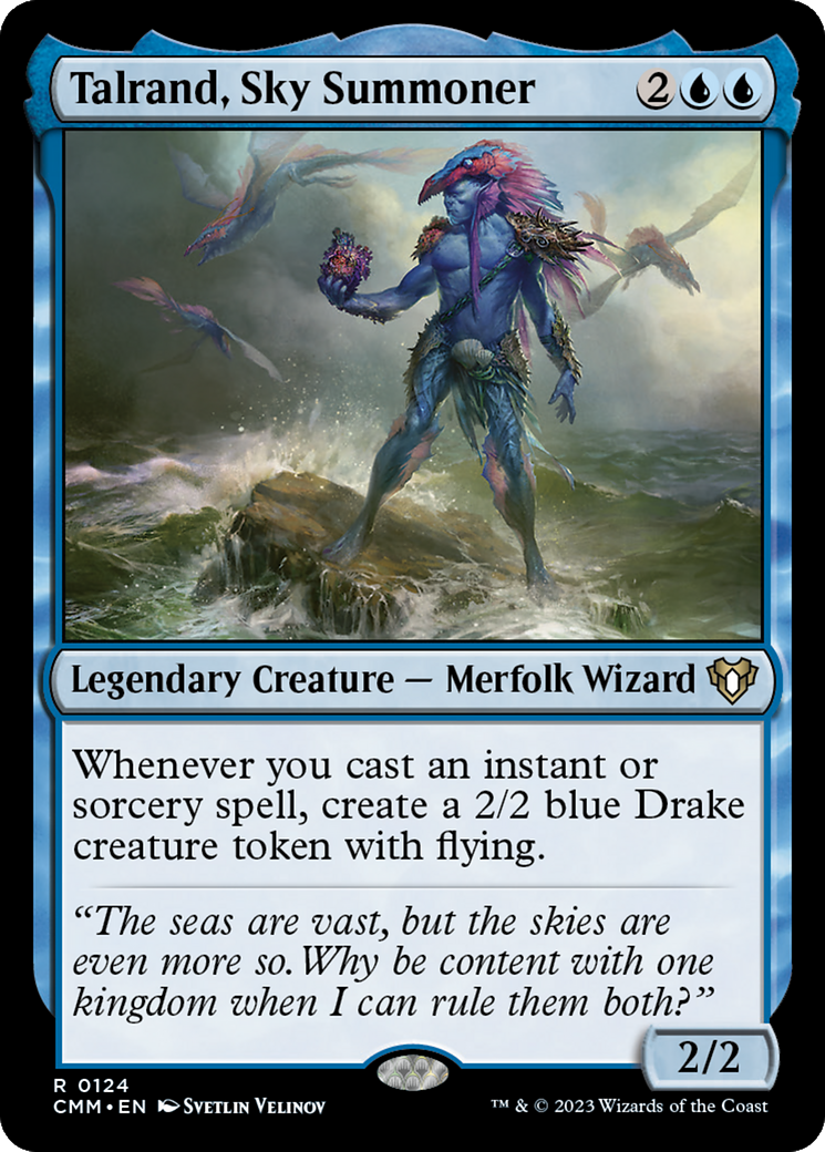 Talrand, Sky Summoner (CMM-124) - [Commander Masters]