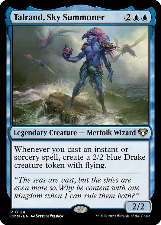 Talrand, Sky Summoner (CMM-124) - [Commander Masters]