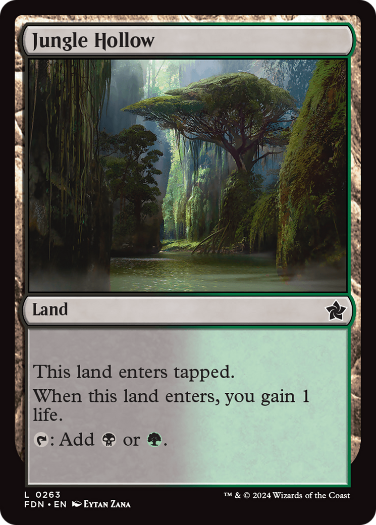 Jungle Hollow (FDN-263) - [Foundations] Foil