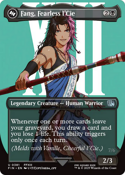 Fang, Fearless l'Cie (Borderless) (FIN-381) - [FINAL FANTASY] (Borderless)
