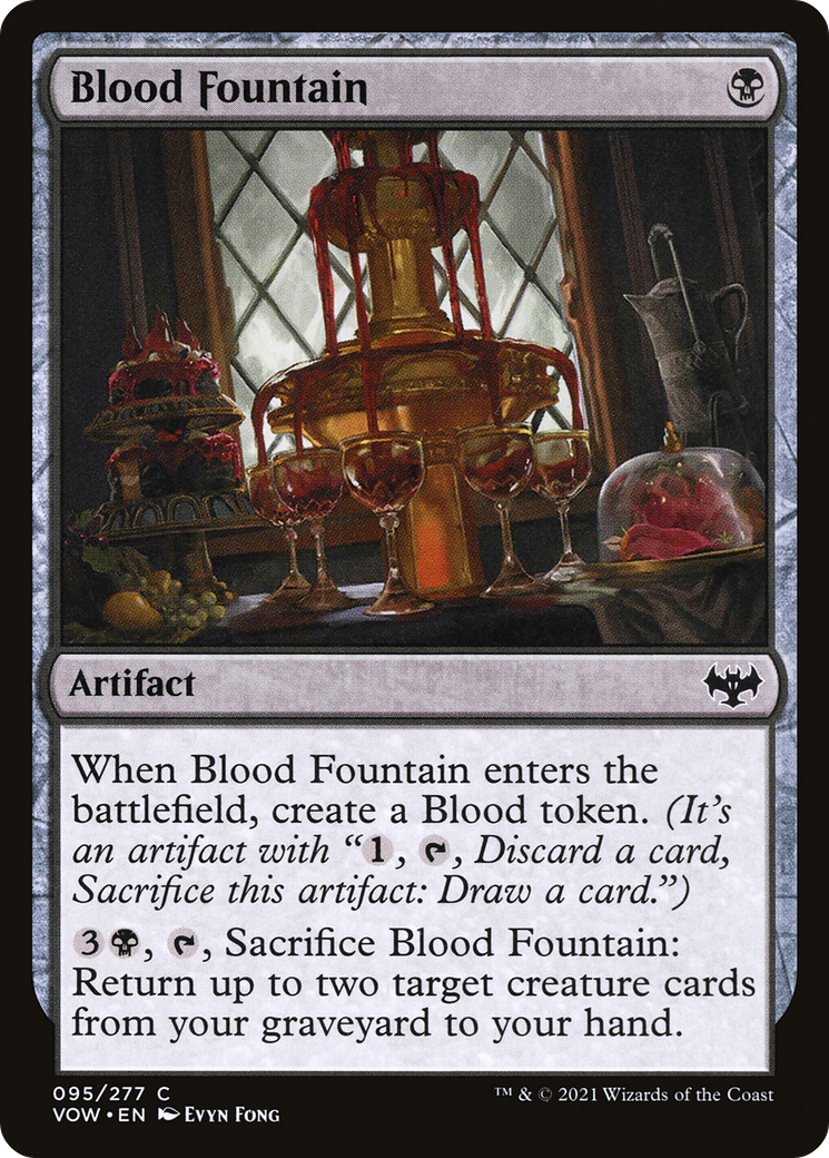 Blood Fountain (VOW-095) - [Innistrad: Crimson Vow]