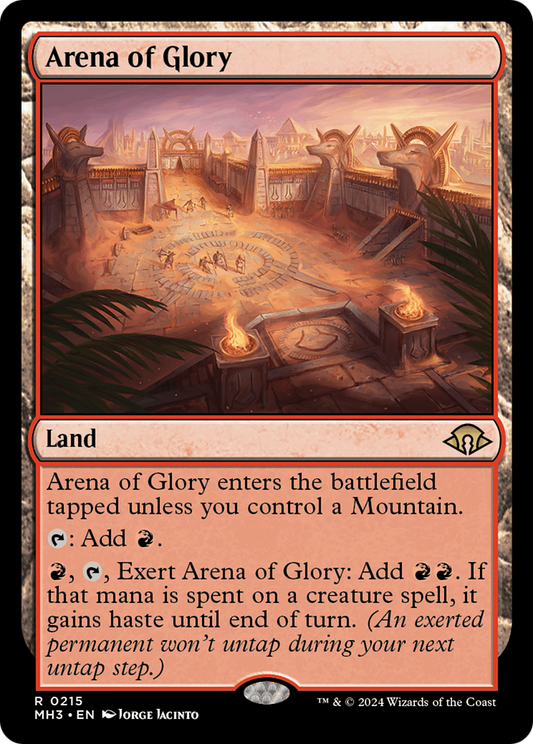 Arena of Glory (MH3-215) - [Modern Horizons 3] Foil