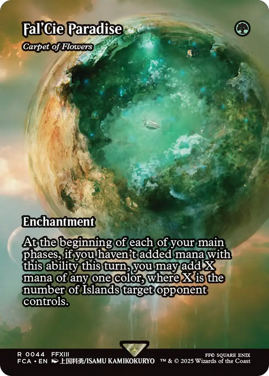 Carpet of Flowers (FCA-044) - [FINAL FANTASY: Through the Ages] / Fal'Cie Paradise: (enchantment) (Borderless) Foil