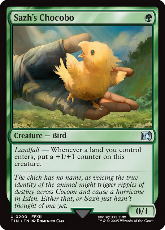 Sazh's Chocobo (FIN-200) - [FINAL FANTASY] Foil