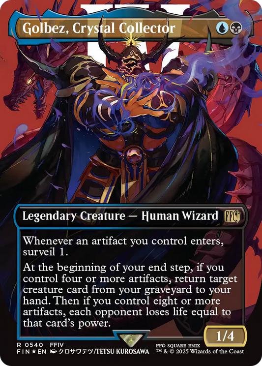 Golbez, Crystal Collector (FIN-540) - [FINAL FANTASY] (Borderless) Foil