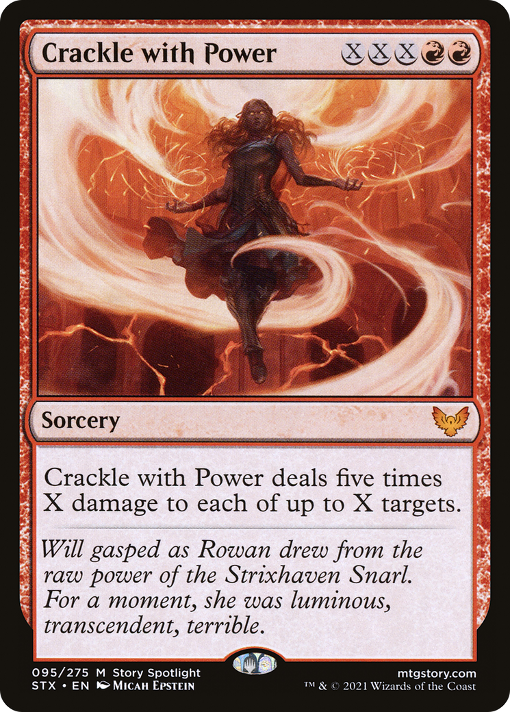 Crackle with Power (STX-095) - [Strixhaven: School of Mages]