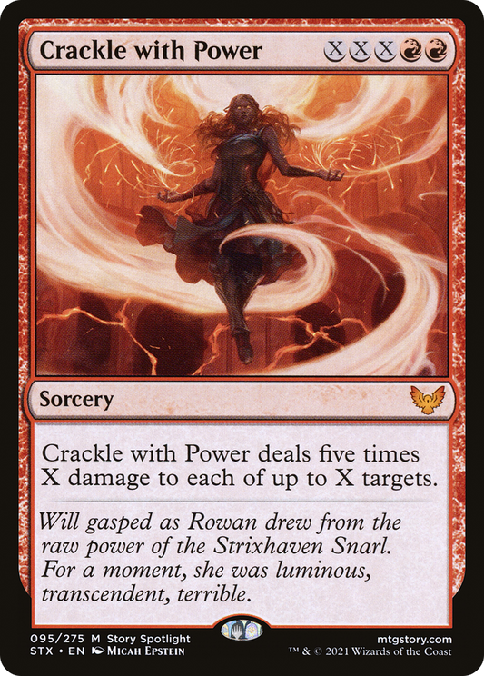 Crackle with Power (STX-095) - [Strixhaven: School of Mages] Foil