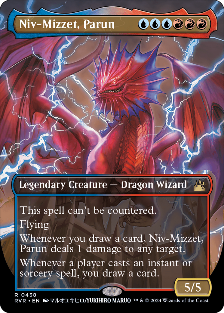 Niv-Mizzet, Parun (RVR-438) - [Ravnica Remastered] (Borderless)
