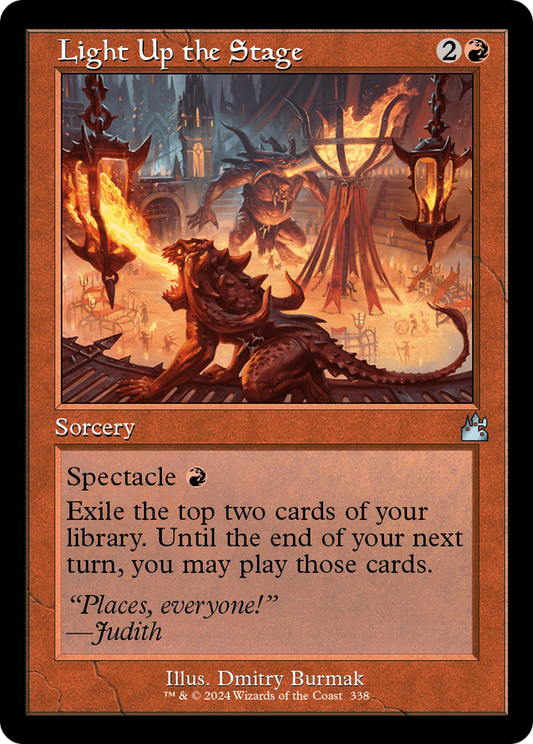 Light Up the Stage (RVR-338) - [Ravnica Remastered]
