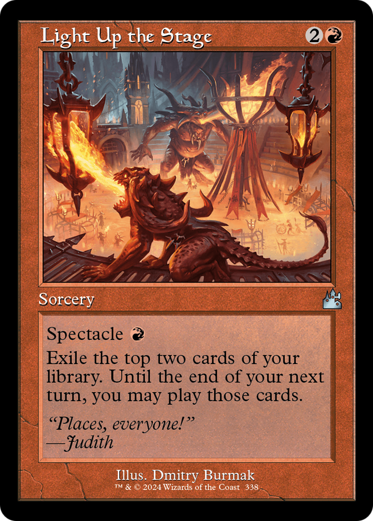 Light Up the Stage (RVR-338) - [Ravnica Remastered] Foil
