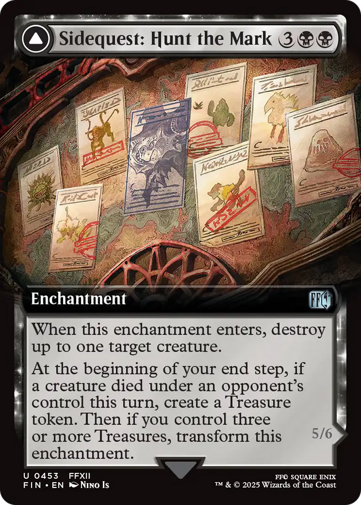 Sidequest: Hunt the Mark // Yiazmat, Ultimate Mark (FIN-453) - [FINAL FANTASY]: (enchantment, Extended Art) Foil