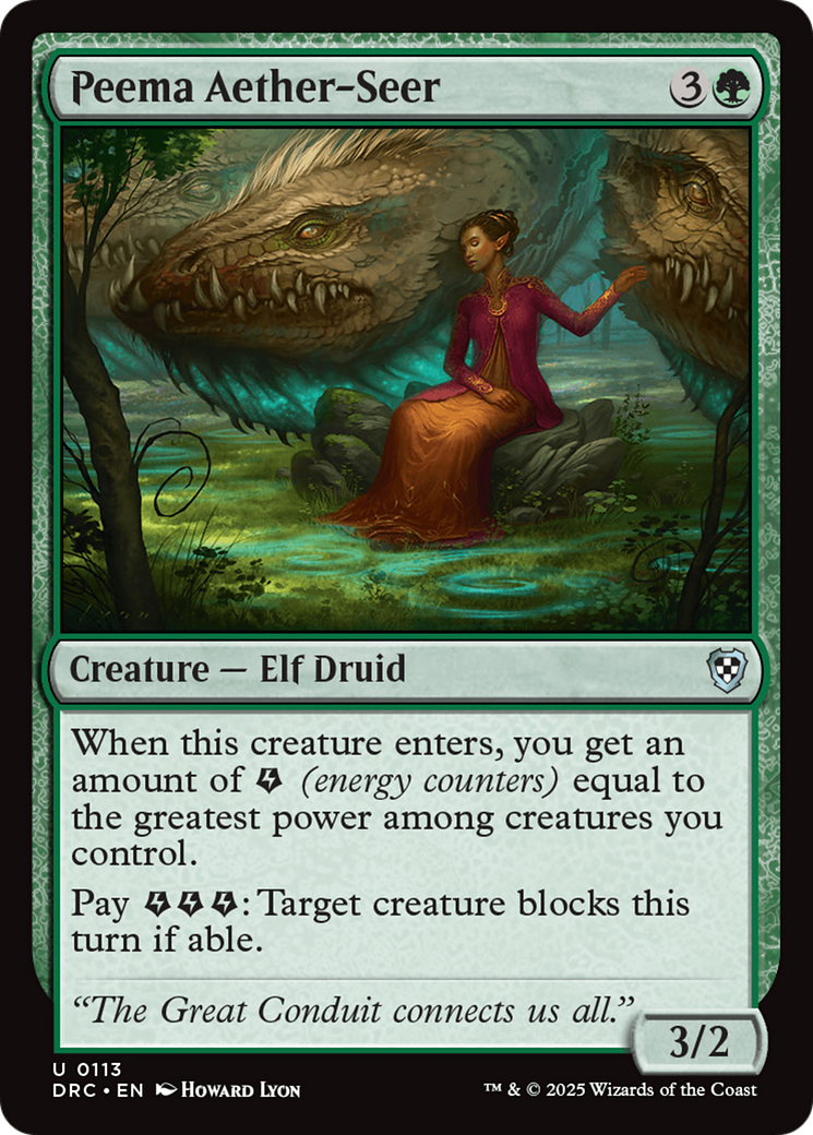 Peema Aether-Seer (DRC-113) - [Commander: Aetherdrift]
