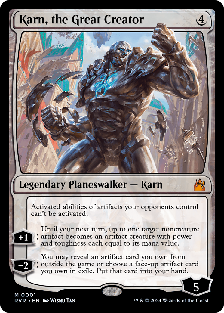Karn, the Great Creator (RVR-001) - [Ravnica Remastered] Foil