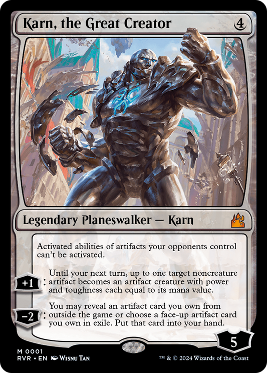 Karn, the Great Creator (RVR-001) - [Ravnica Remastered]