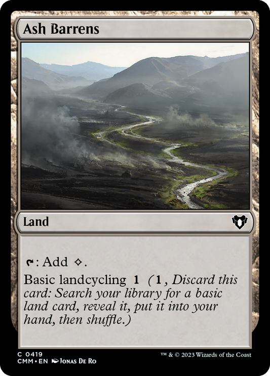 Ash Barrens (CMM-419) - [Commander Masters]