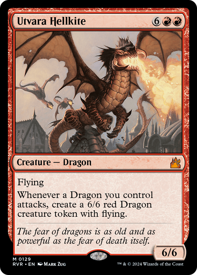 Utvara Hellkite (RVR-129) - [Ravnica Remastered] Foil
