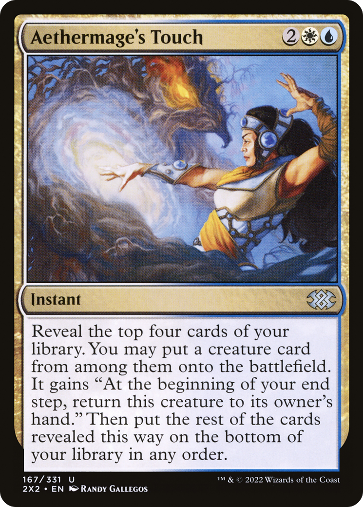 Aethermage's Touch (2X2-167) - [Double Masters 2022] Foil