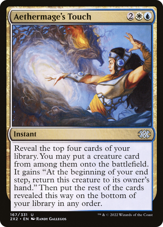 Aethermage's Touch (2X2-167) - [Double Masters 2022] Foil