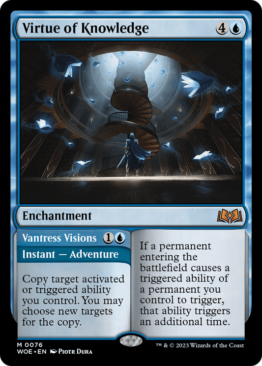 Virtue of Knowledge (WOE-076) - [Wilds of Eldraine]