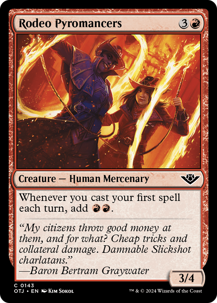 Rodeo Pyromanciens (OTJ-143) - [Hors-la-loi de Thunder Junction] Foil 