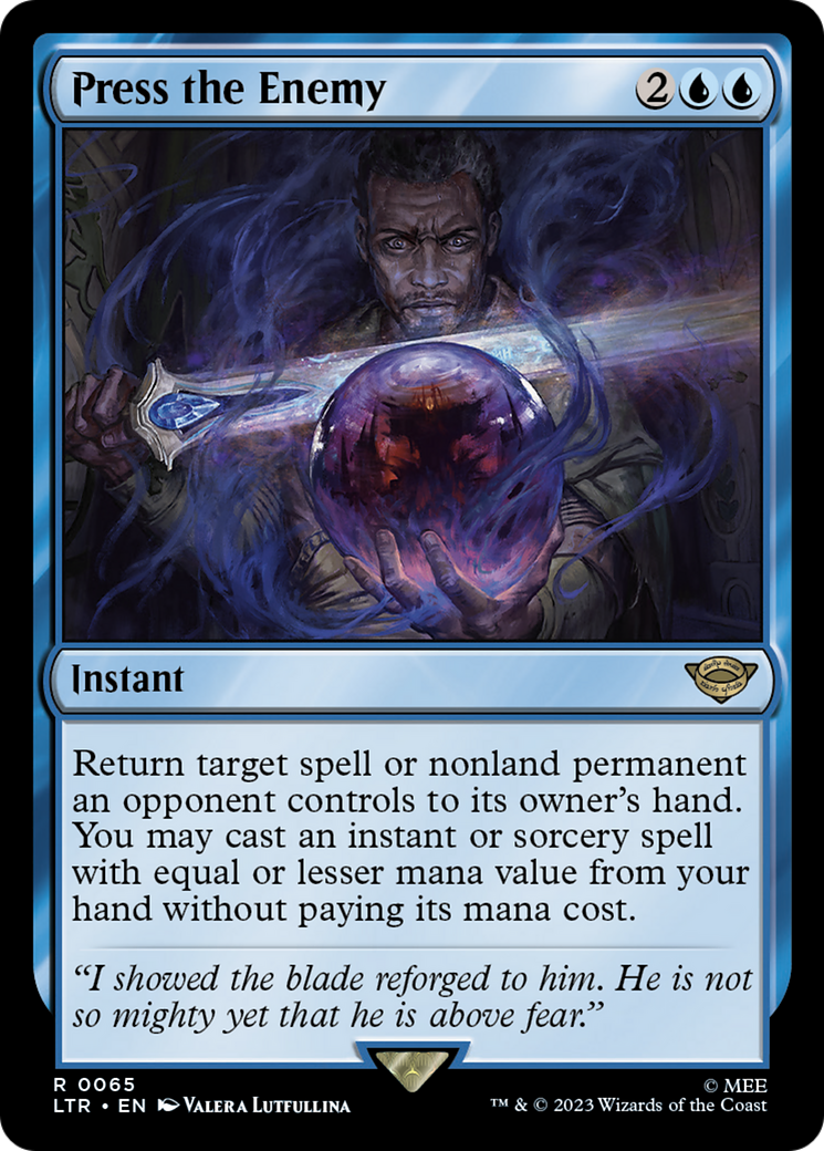 Press the Enemy (LTR-065) - [The Lord of the Rings: Tales of Middle-earth] Foil