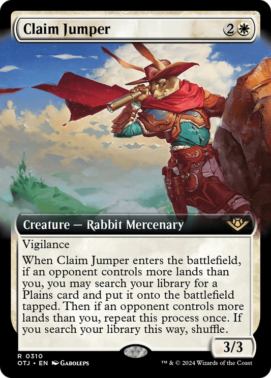 Claim Jumper (OTJ-310) - [Hors-la-loi de Thunder Junction] : (illustration étendue) 