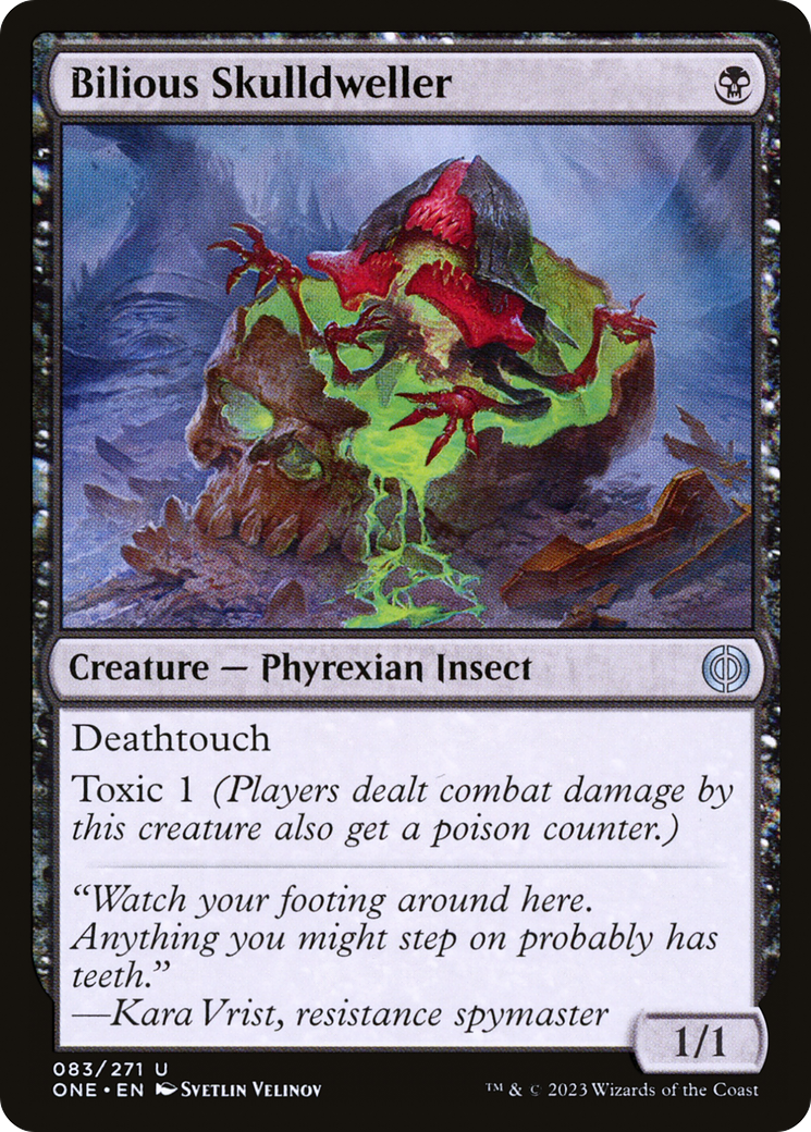 Bilious Skulldweller (ONE-083) - [Phyrexia: All Will Be One] Foil
