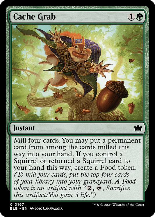 Cache Grab (BLB-167) - [Bloomburrow] Foil