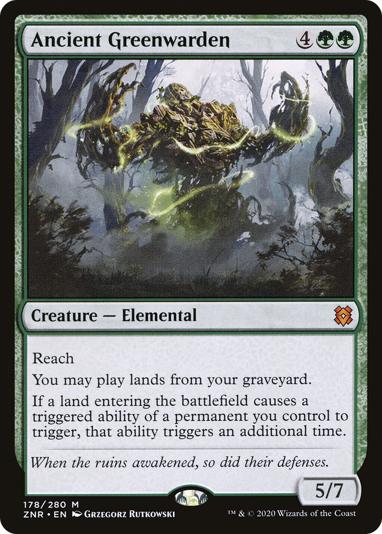 Ancient Greenwarden (ZNR-178) - [Zendikar Rising]