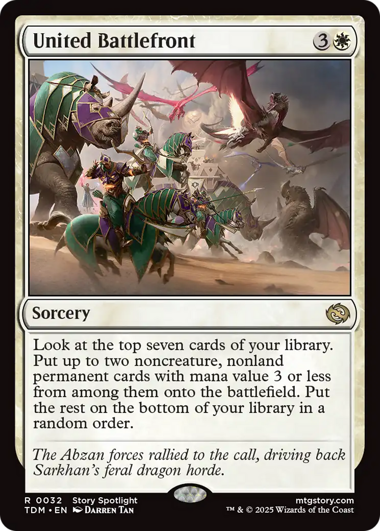 United Battlefront (TDM-032) - [Tarkir: Dragonstorm] Foil