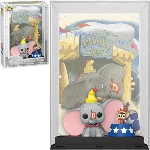 Disney 100 Dumbo with Timothy Pop! Movie Poster with Case - Emmett's ToyStop