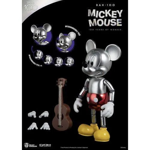 Disney 100 Years of Wonder Mickey Mouse DAH-100 Dynamic 8-Ction Heroes Action Figure - Emmett's ToyStop