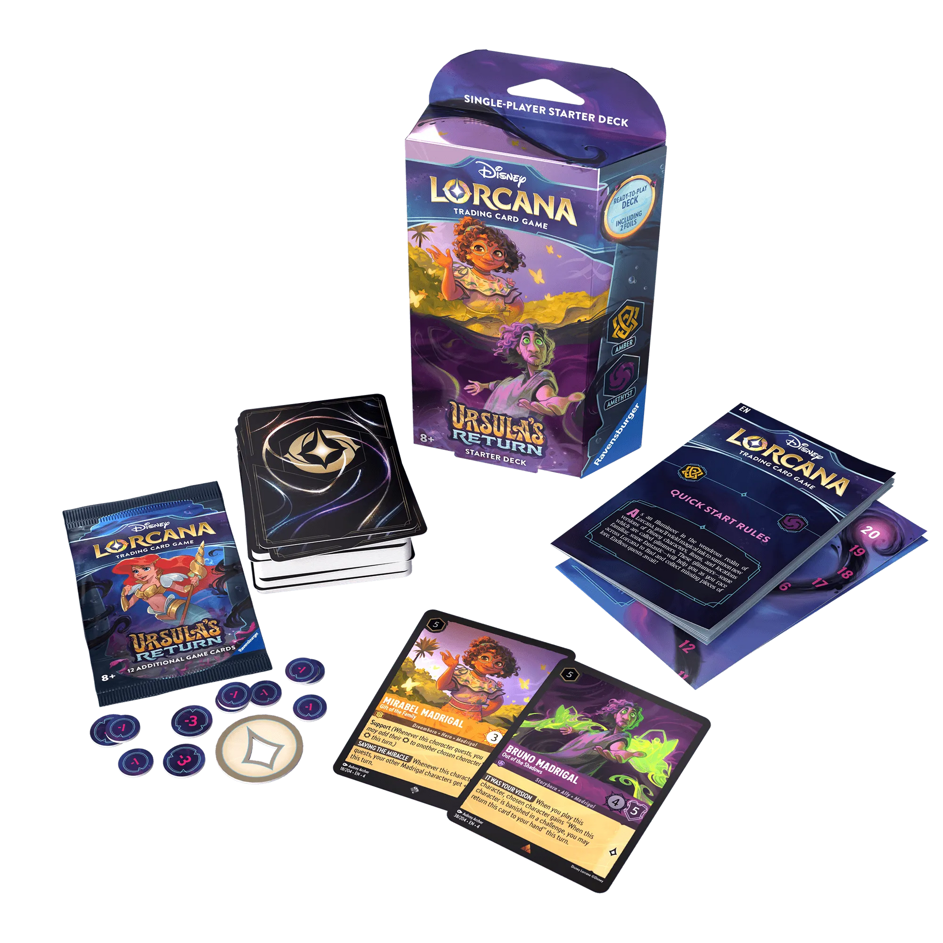 Disney Lorcana: Ursula's Return - Starter Deck Emmett's ToyStop Disney Lorcana: Ursula's Return - Starter Deck Emmett's ToyStop