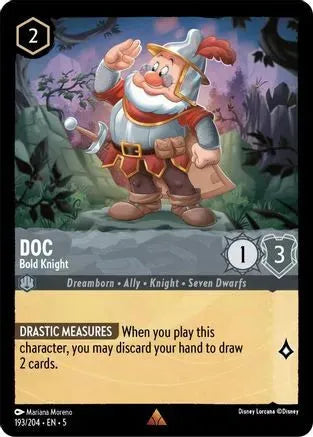 Doc - Bold Knight (193/204) Cold Foil - Shimmering Skies - Emmett's ToyStop