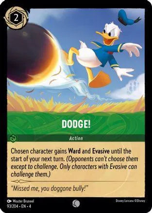 Dodge! (93/204) Cold Foil - Ursulas Return - Emmett's ToyStop