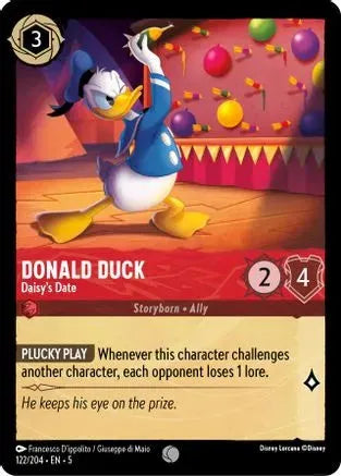 Donald Duck - Daisy's Date (122/204) Cold Foil - Shimmering Skies - Emmett's ToyStop