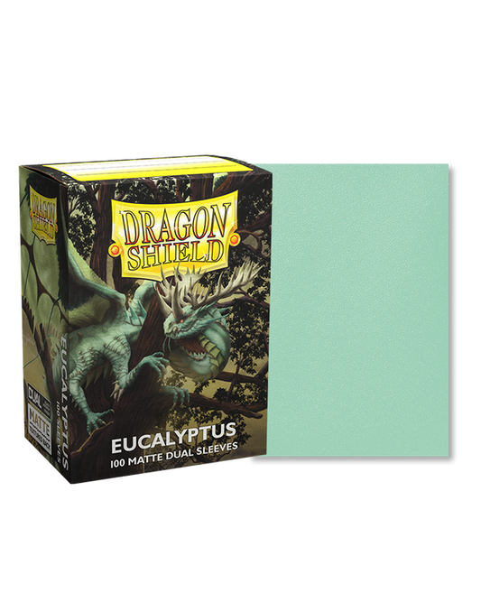Dragon Shield - 100ct Standard Size - Dual Matte Eucalyptus - Emmett's ToyStop