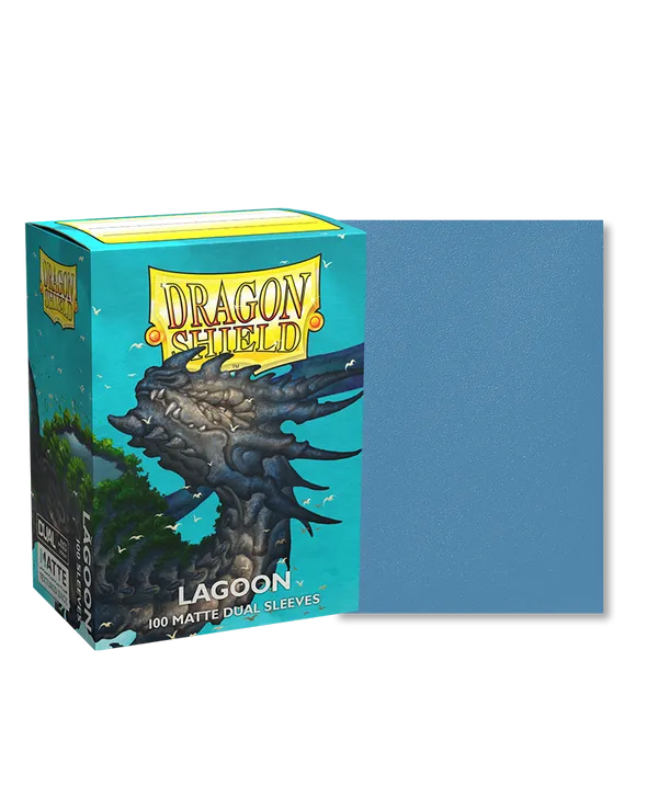 Dragon Shield - 100ct Standard Size - Dual Matte Lagoon - Emmett's ToyStop