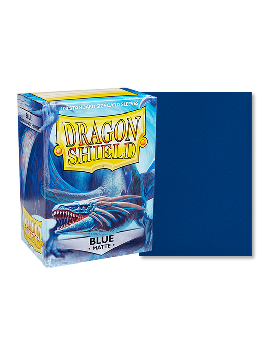 Dragon Shield - 100ct Standard Size - Matte Blue