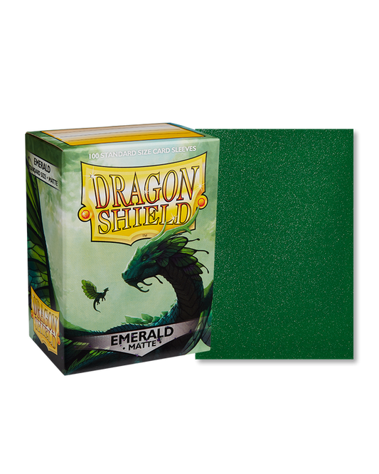 Dragon Shield - 100ct Standard Size - Matte Emerald