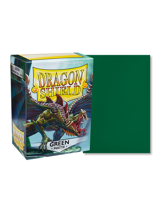 Dragon Shield - 100ct Standard Size - Matte Green
