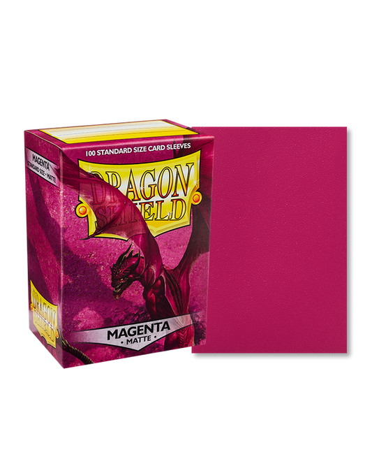 Dragon Shield - 100ct Standard Size - Matte Magenta