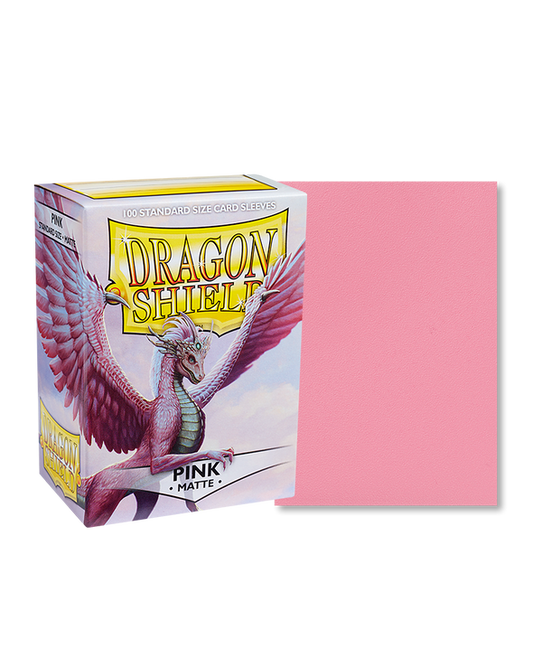 Dragon Shield - 100ct Standard Size - Matte Pink