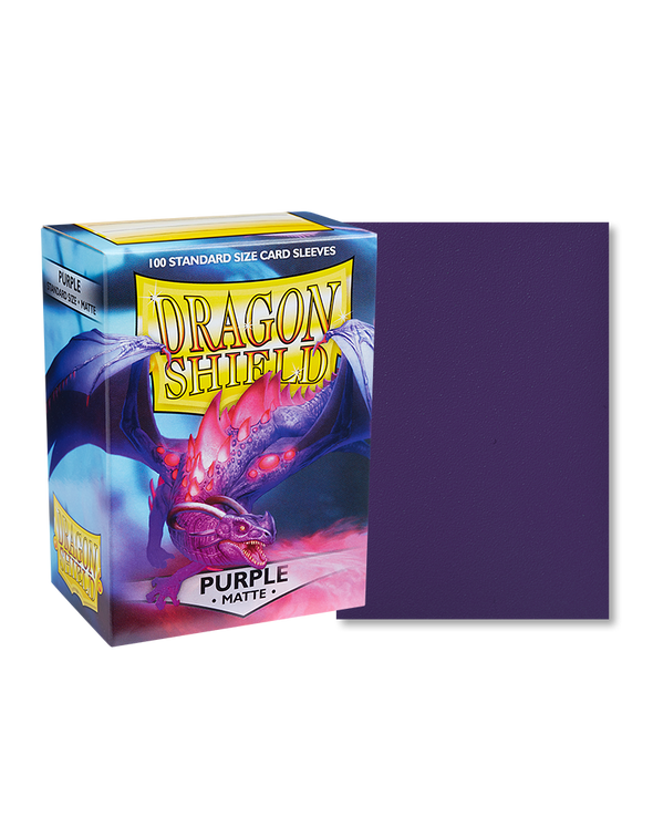 Dragon Shield - 100ct Standard Size - Matte Purple