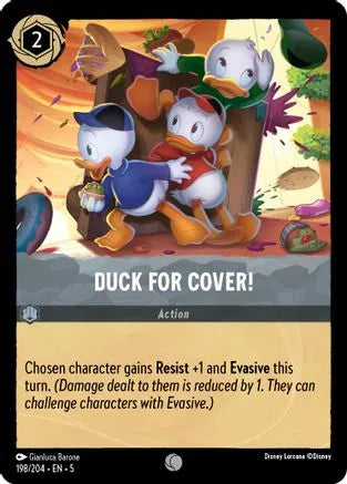 Duck for Cover! (198/204) Cold Foil - Shimmering Skies - Emmett's ToyStop