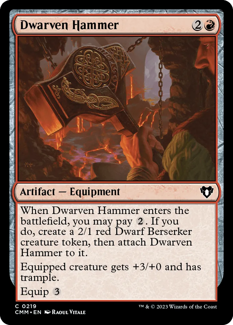 Dwarven Hammer [Commander Masters] - Emmett's ToyStop