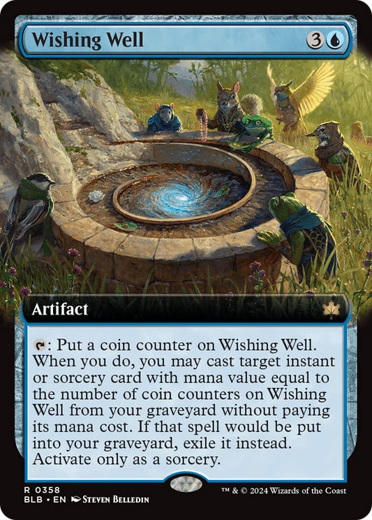 Wishing Well (BLB-358) - [Bloomburrow]: (Extended Art)